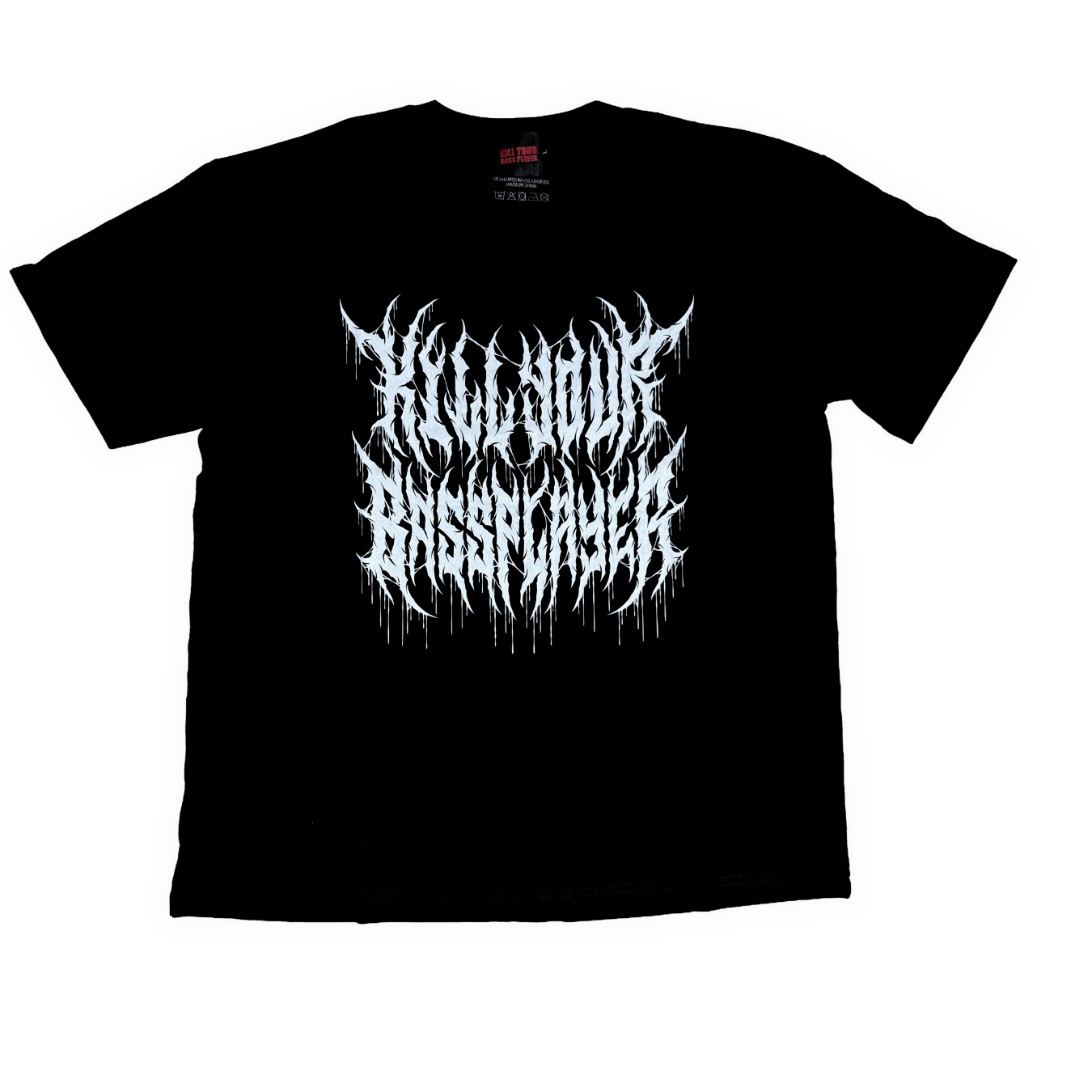White Logo Tee